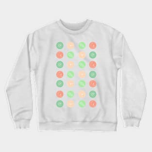 Sun, flower, leaf and moon Crewneck Sweatshirt